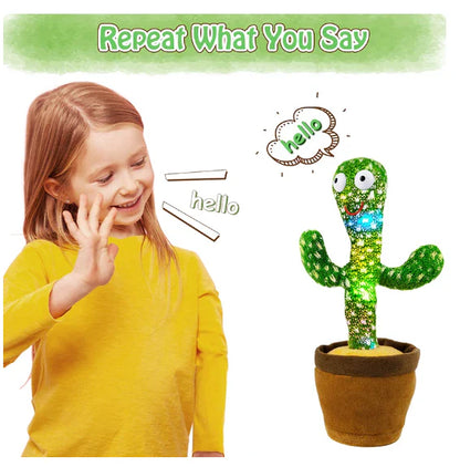 Interactive Dancing & Talking Cactus Toy