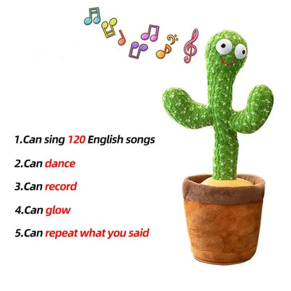 Interactive Dancing & Talking Cactus Toy