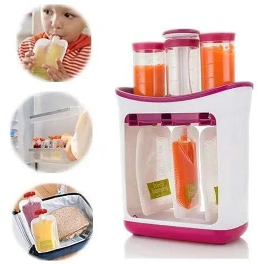 Baby Food Puree Squeezer & Storage Set